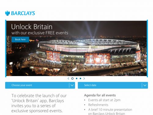 Barclays microsite