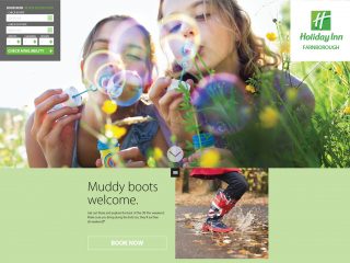 Holiday Inn - website booking engine